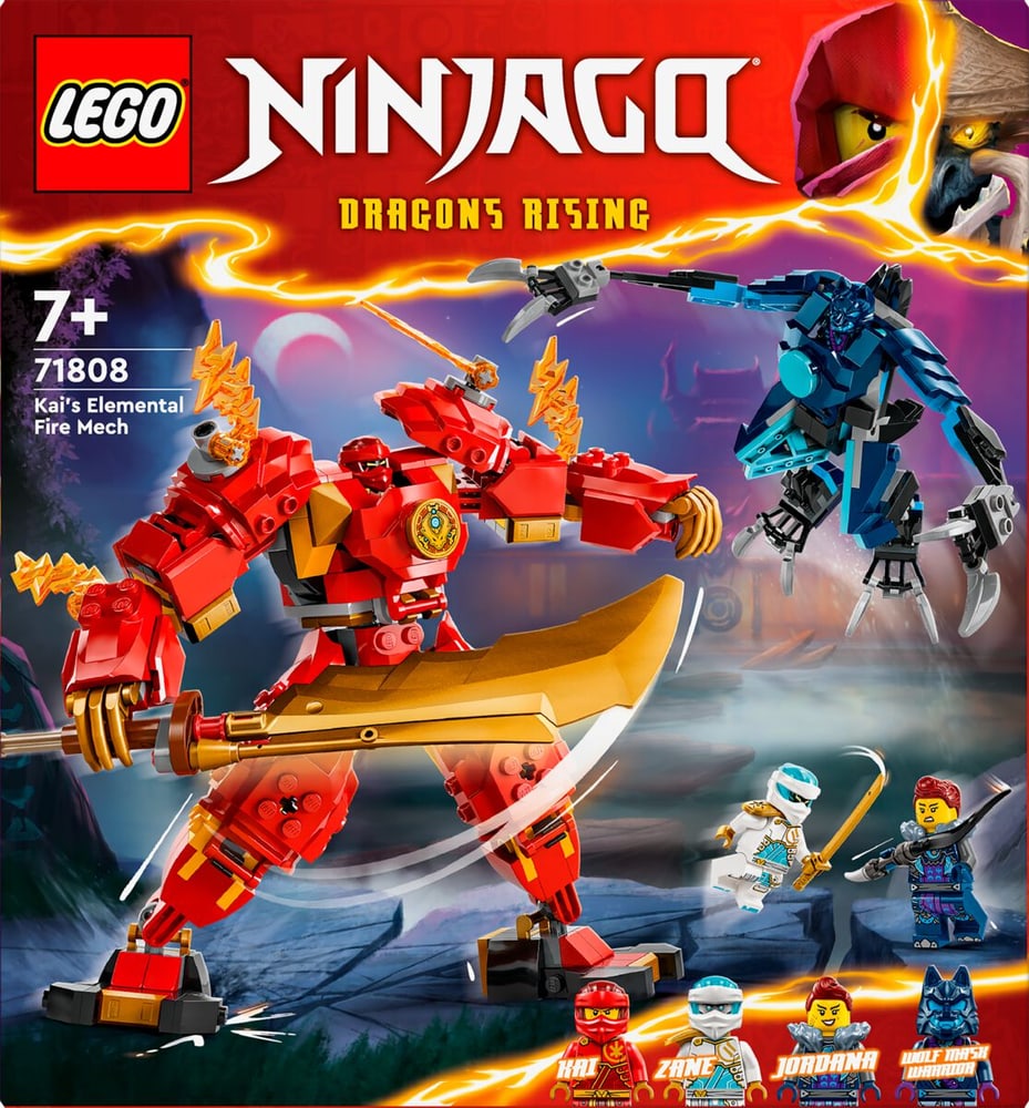 Ninjago 71808 Le robot élémentaire du feu de Kai LEGO® 741912400000 Photo no. 1