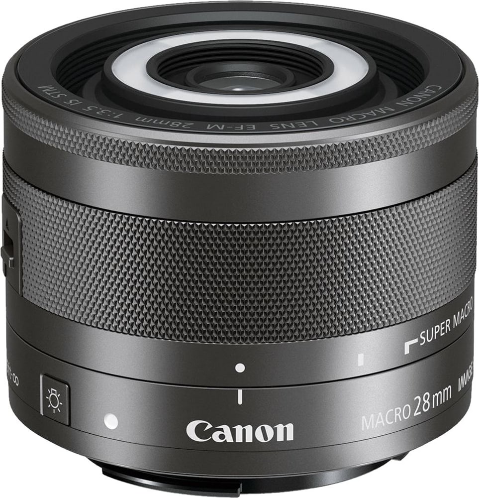 Canon EF-M 28mm f/3.5 IS STM Makro Canon 95110059196117 Photo n°. 1
