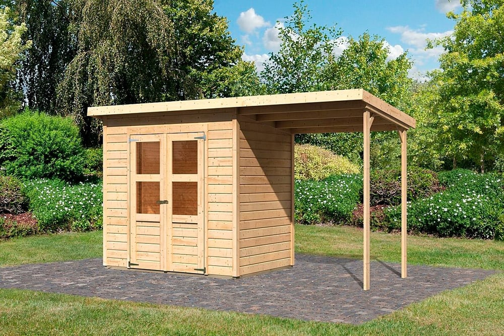 Gartenhaus Merseburg 3 Set, 14 mm Gartenhaus Karibu 647447800000 Bild Nr. 1