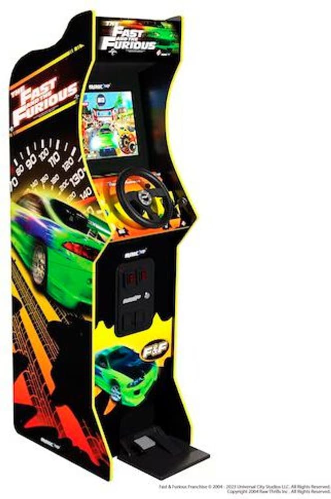 The Fast &The Furious 2-in-1 Wifi Console de jeu Arcade1Up 785300194399 Photo no. 1