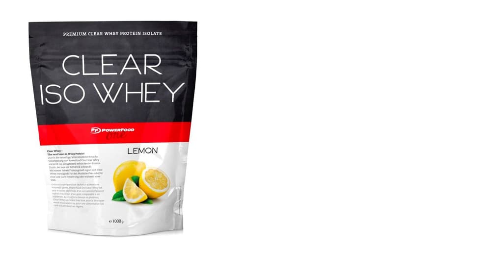 One Clear Iso Whey Proteinpulver PowerFood One 467945600100 Farbe 00 Geschmack Zitrone Bild-Nr. 1