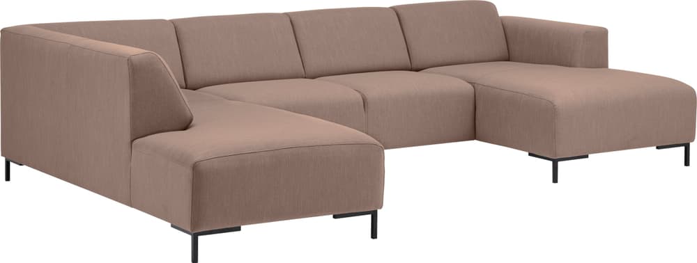 BROSCH Sofa U-Form 405750875338 Grösse B: 300.0 cm x T: 203.0 cm x H: 74.0 cm Farbe Rosa Bild Nr. 1
