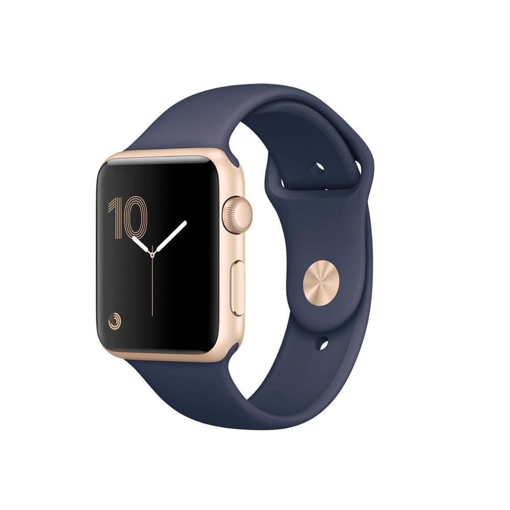 Watch S1 42mm Alu Gold Sport Midnight Blue Smartwatch Apple 79818060000017 Photo n°. 1