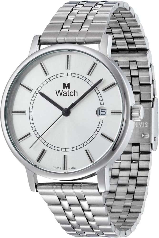 DAILY TIME Stahl Armbanduhr Orologio M Watch 76071680000015 No. figura 1