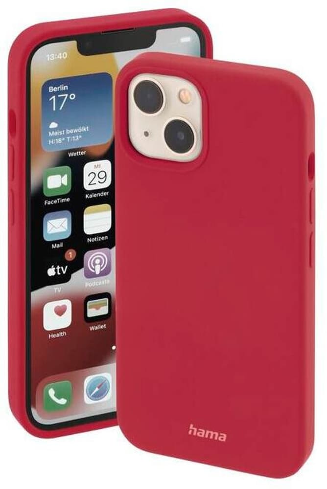 MagCase Finest Feel PRO Apple iPhone 14, Rot Smartphone Hülle Hama 785300184432 Bild Nr. 1
