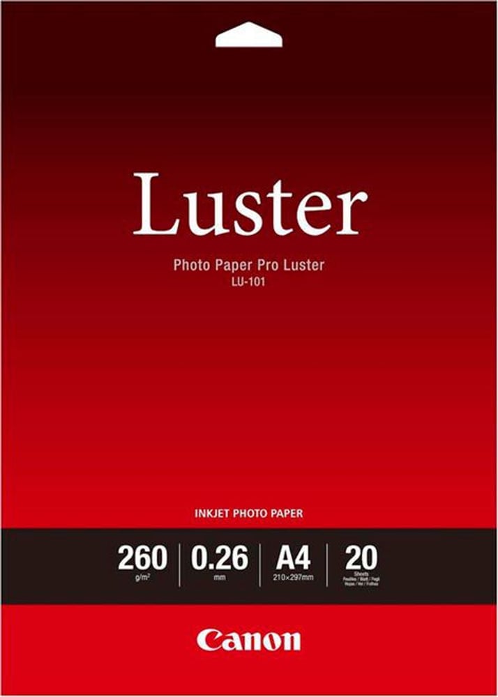 Photo Paper Pro Luster A4 LU-101 Carta per foto Canon 798500200000 N. figura 1