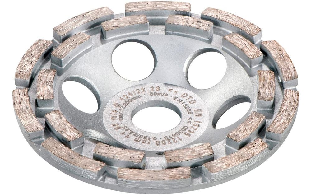 Diamantschleiftopf Beton Classic Ø 125 mm Zubehör Schleifen Metabo 785300172292 Bild Nr. 1