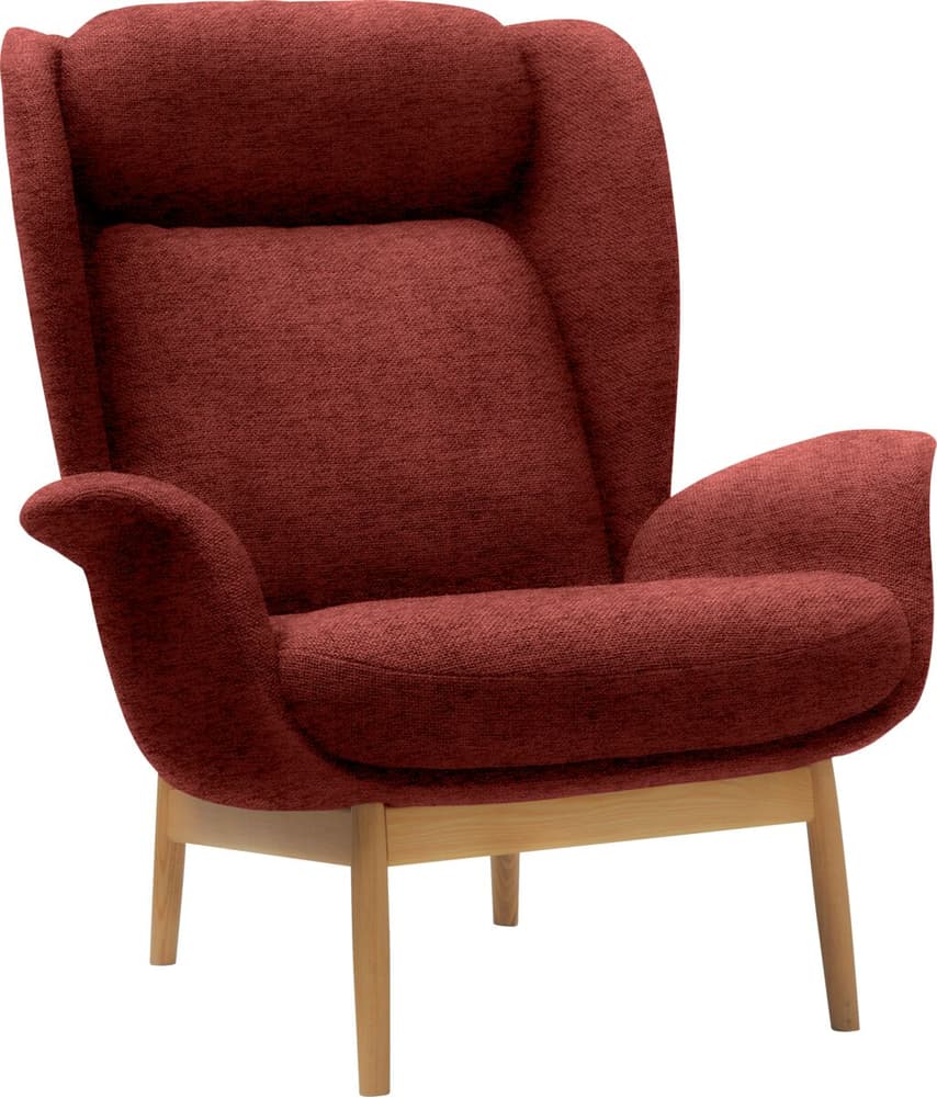 FRITZ Sessel 402481907030 Grösse B: 93.0 cm x T: 90.0 cm x H: 102.0 cm Farbe Rot Bild Nr. 1
