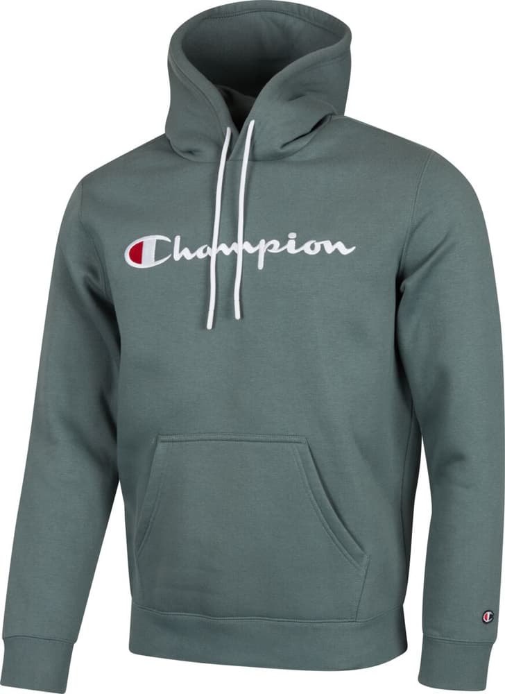 American Classics Hooded Sweatshirt Felpa con cappuccio Champion 462424800564 Taglie L Colore khaki N. figura 1