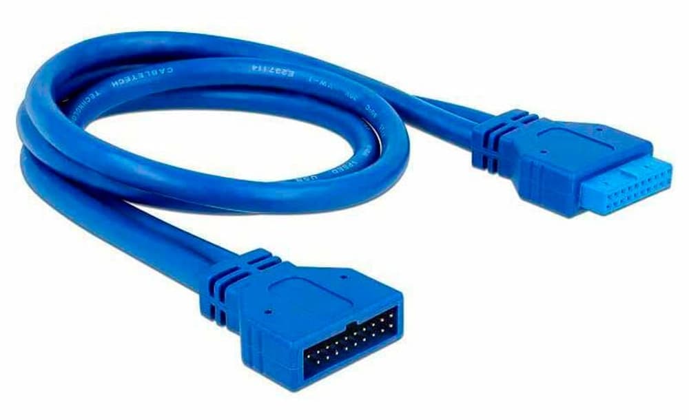 Câble embase à broches USB3.0 Rallonge 45 cm Câble de données interne DeLock 785302405478 Photo no. 1