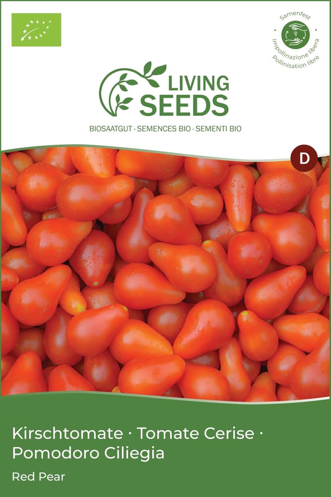 Pomodoro Red Pear Semi di ortaggi Living Seeds 650276200000 N. figura 1