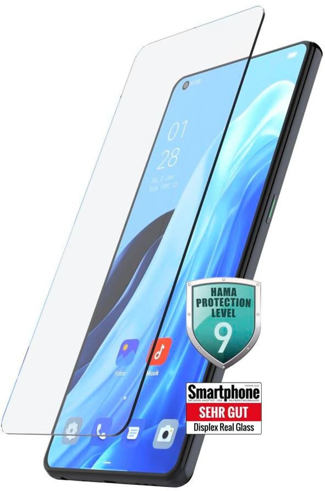 "Premium Crystal Glass" pour Oppo Reno8 Lite 5G Protection d’écran pour smartphone Hama 785300174192 Photo no. 1