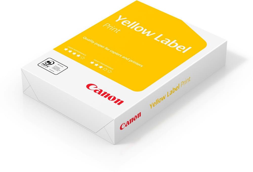 Carta gialla per etichette A3 3659V003 PEFC Copia 80g 500 fogli Carta per fotocopie Canon 785302434040 N. figura 1