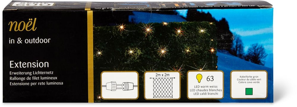 Estensione per rete di luci estensibile In-/Outdoor Noel by Ambiance 72254740000012 No. figura 1