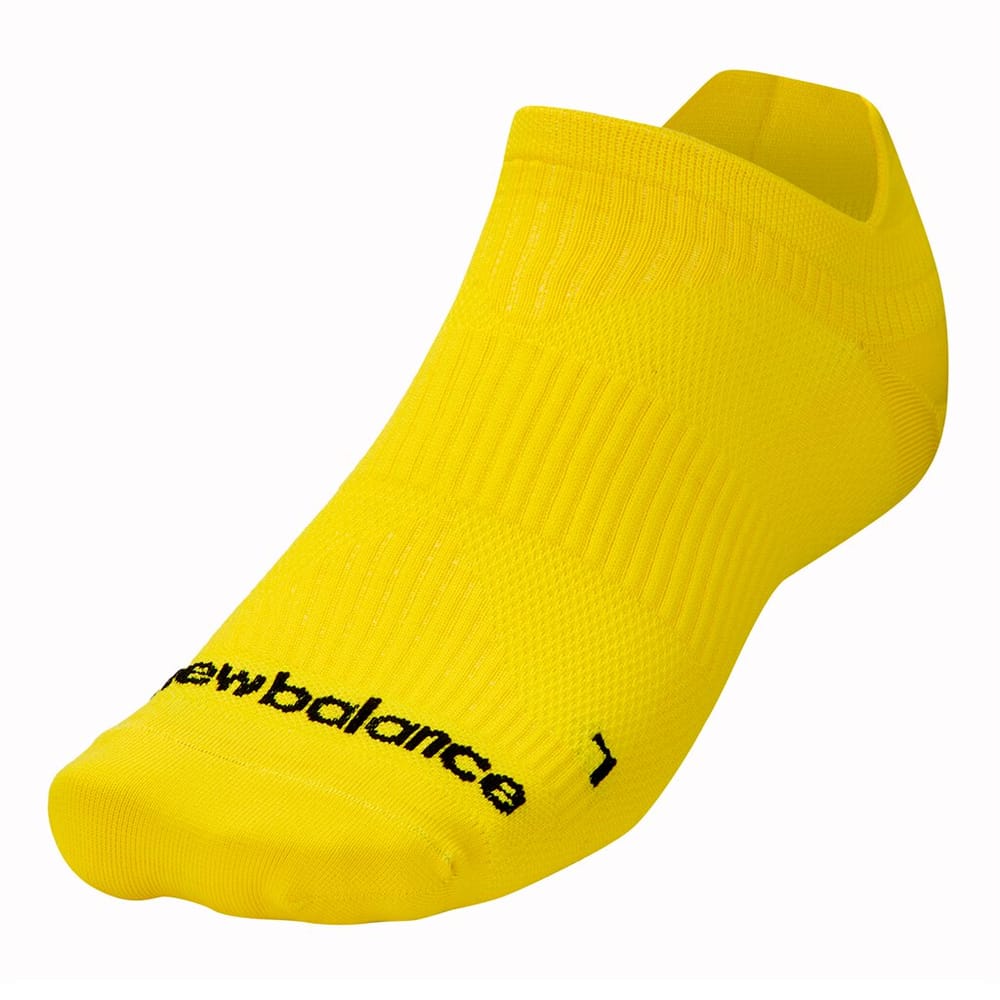 Run Foundation Flat Knit No Show Tab 1 Pair Socken New Balance 469553000550 Grösse L Farbe gelb Bild-Nr. 1