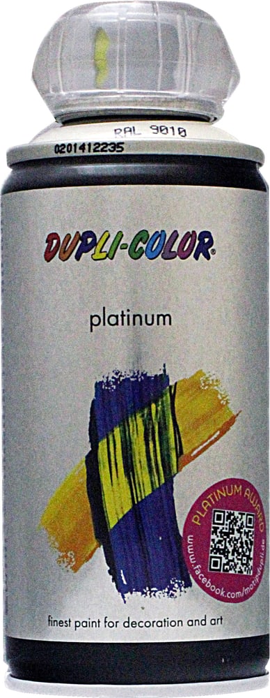 Peinture en aérosol Platinum mat Laque colorée Dupli-Color 660827100000 Couleur Blanc Contenu 150.0 ml Photo no. 1