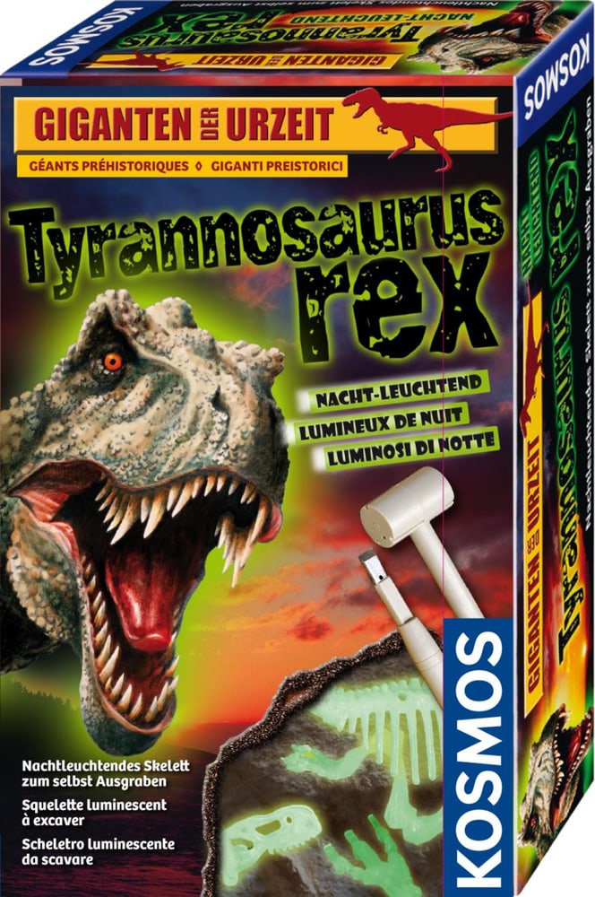 Tyrannosaurus Rex Kit scientifici KOSMOS 748667900000 N. figura 1