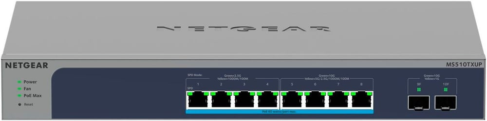 MS510TXUP-100EUS 8 Port Switch di rete Netgear 785302429405 N. figura 1