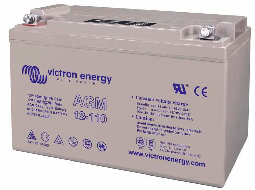 AGM 12V 110Ah Pile rechargeable Victron Energy 785300170755 Photo no. 1