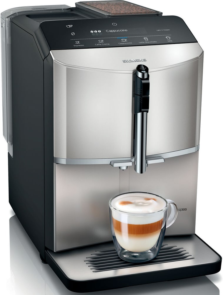 Macchina da caffè completamente automatica EQ300 TF303E07 Macchina da caffè automatica Siemens 785300187269 N. figura 1