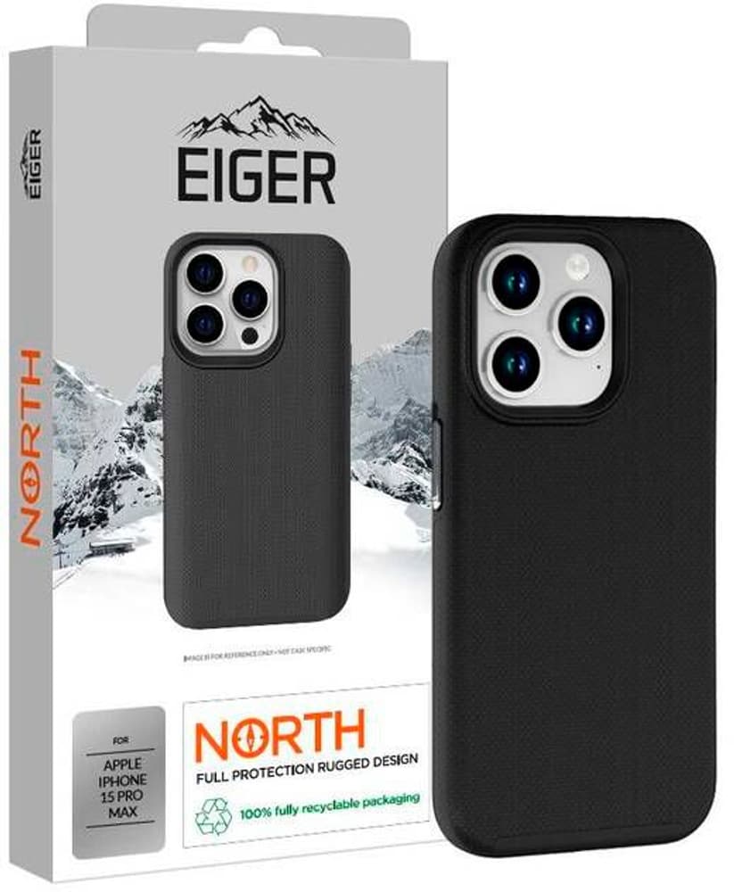 North Case iPhone 15 Pro Max schwarz Smartphone Hülle Eiger 785302408682 Bild Nr. 1
