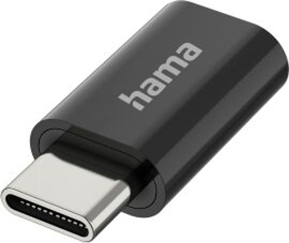 Adaptateur USB-OTG, fiche USB-C - port micro-USB, USB 2.0, 480 Mbit/s Adaptateur vidéo Hama 785300174405 Photo no. 1