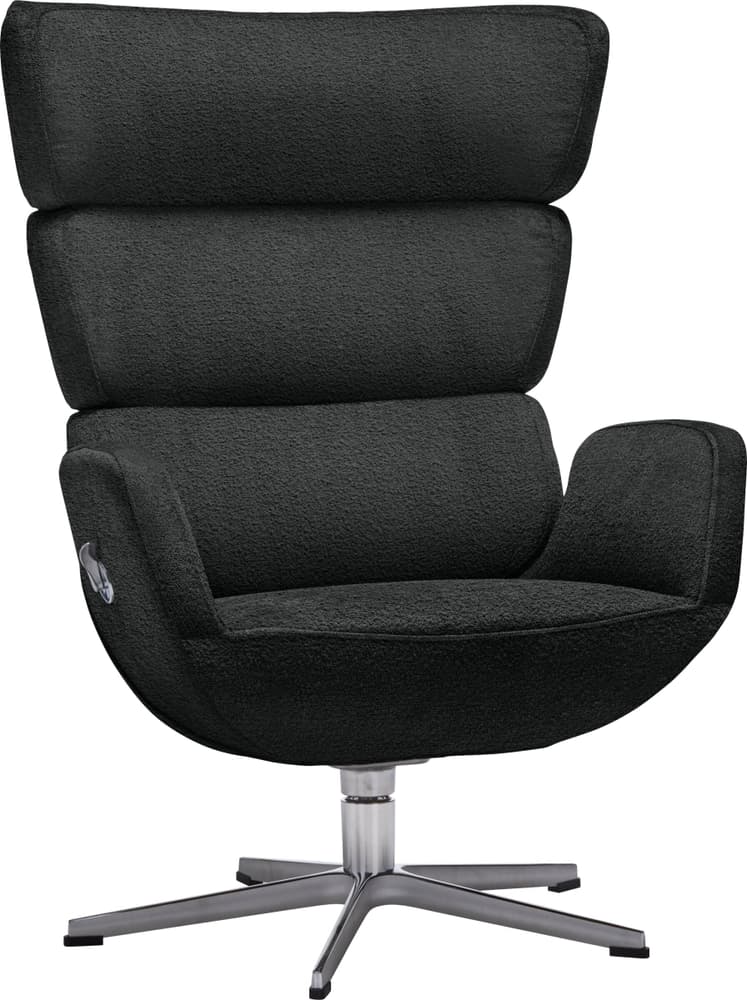 MALEA Fauteuil 402695407084 Dimensions L: 77.0 cm x P: 75.0 cm x H: 105.0 cm Couleur Anthracite Photo no. 1