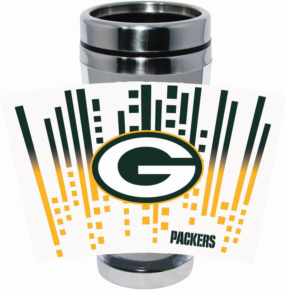 Green Bay Packers Stainless Steel Tumbler Merch The Memory Company 785302414256 N. figura 1
