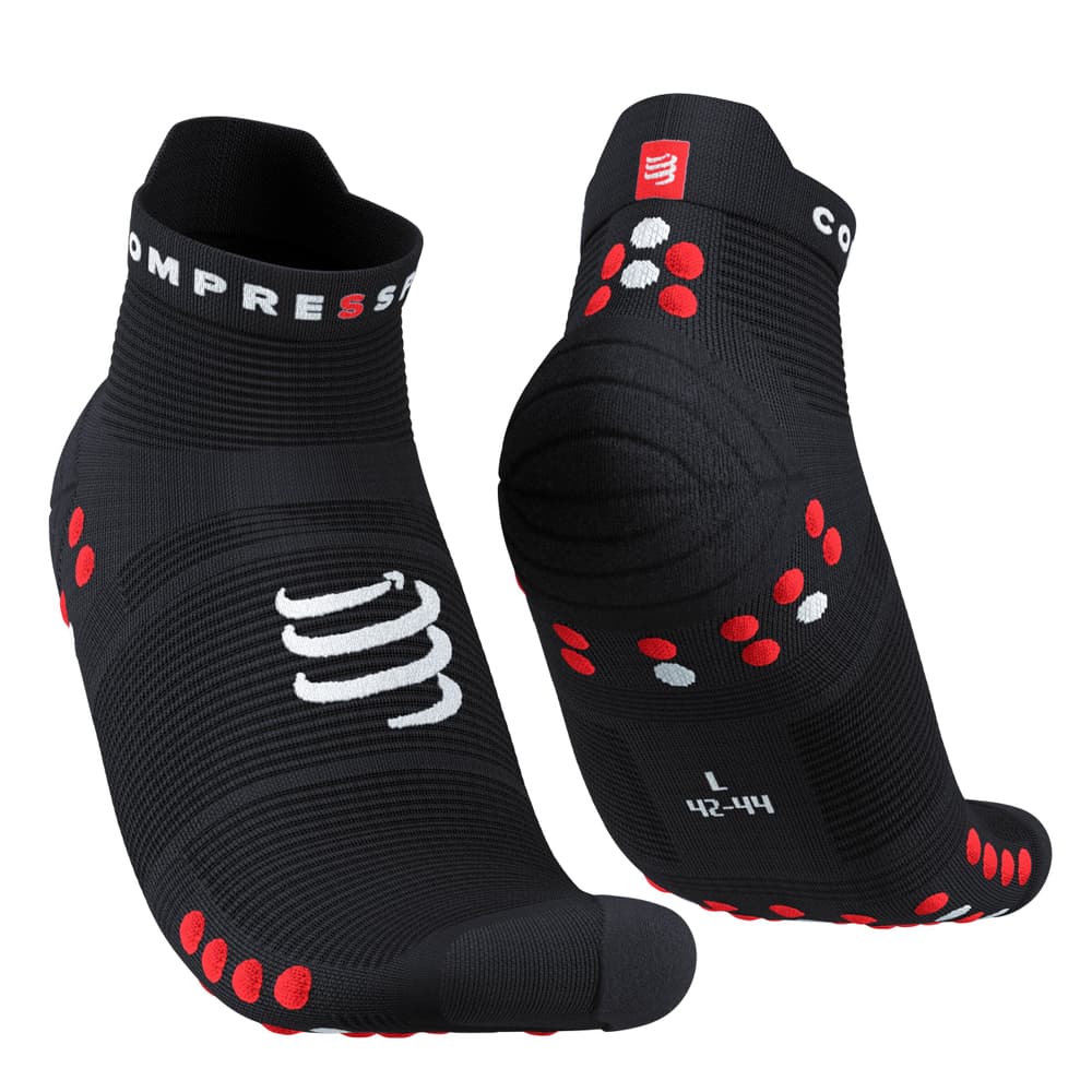 Pro Racing Socks v4.0 Run Low Socken Compressport 477103442120 Grösse 42-44 Farbe schwarz Bild-Nr. 1