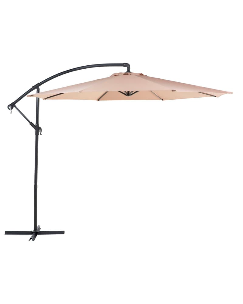 Grand parasol de jardin beige sable  300 cm RAVENNA II Parasol suspendu Beliani 753433300000 Photo no. 1