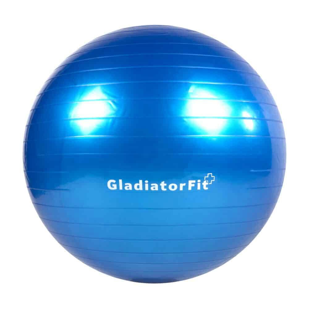 Gymnastik-/Yogaball + Aufblaspumpe | 65 CM Gymnastikball GladiatorFit 469595900000 Bild-Nr. 1