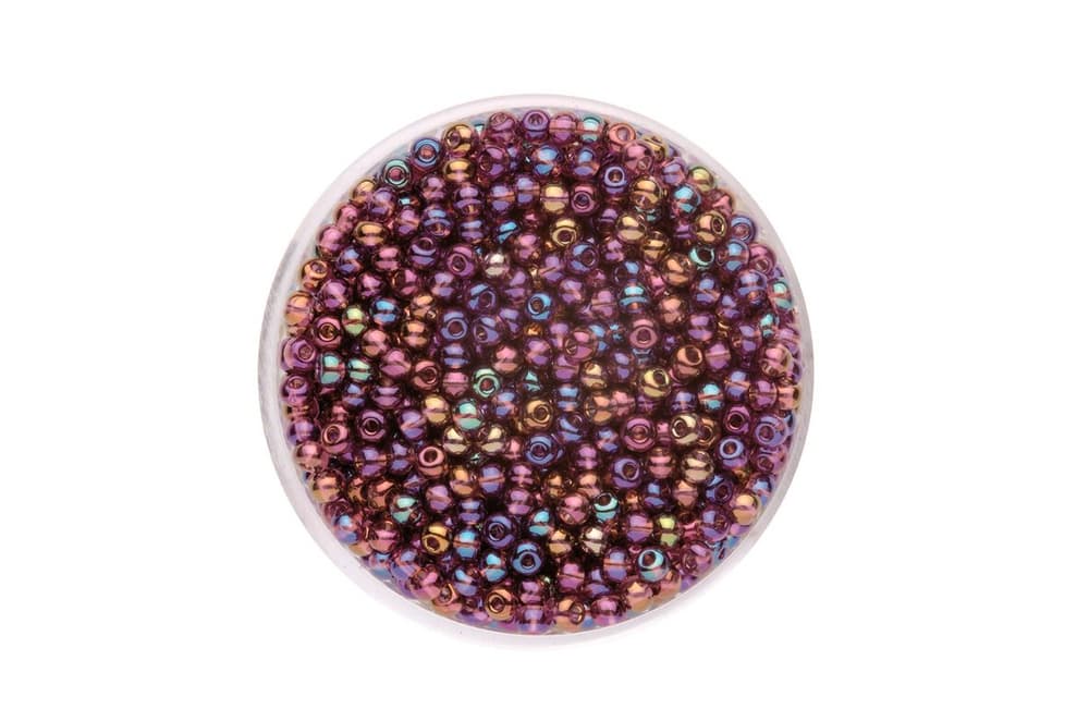 Perle di rocailles arcobaleno 2.6mm 17g lilla Perline artigianali 608137100000 N. figura 1