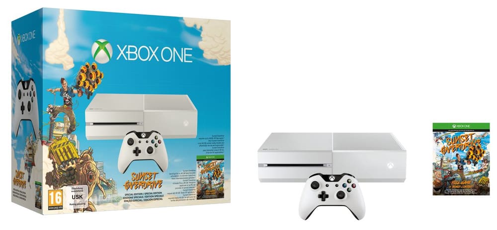 Xbox One Console 500 Go Special Edition Sunset Overdrive Microsoft 78542340000014 Photo n°. 1