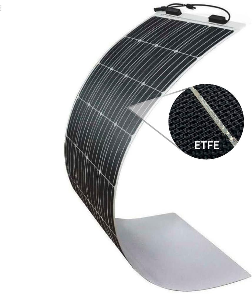 Pannello solare ETFE, flessibile, 100 W Pannello solare Swaytronic 785302420972 N. figura 1