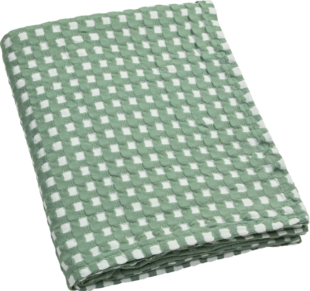 JULIUS Couverture 450914043260 Couleur Vert Dimensions L: 140.0 cm x H: 180.0 cm Photo no. 1