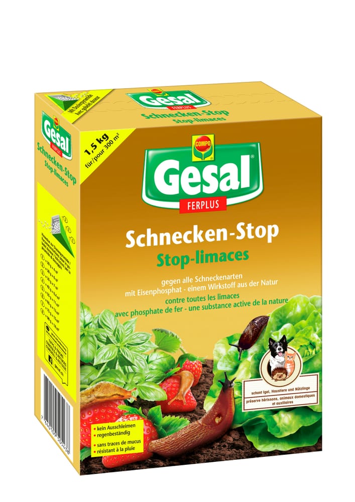 Gesal Schnecken-Stop FERPLUS, 1.5 kg Schneckenbekämpfung Compo Gesal 658508900000 Bild Nr. 1
