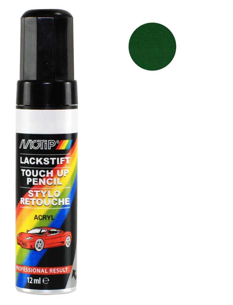 Acryl-Lackstift grün metallic 12 ml Lackstift MOTIP 620744700000 Farbtyp 953540  Bild Nr. 1