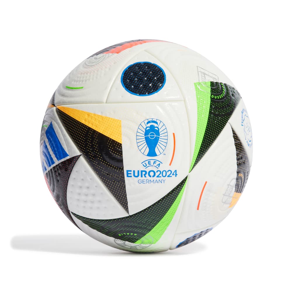 EURO24 Fussballliebe PRO Pallone da calcio Adidas 461989600510 Taglie 5 Colore bianco N. figura 1