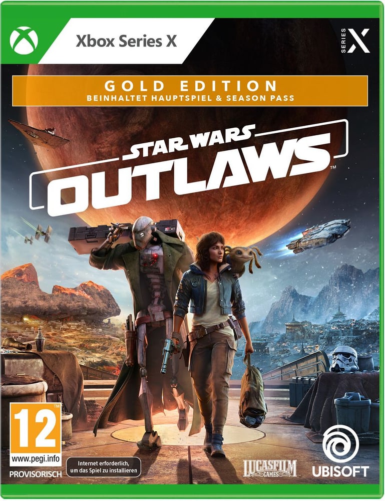 XBS Star Wars Outlaws Gold Edition (PEGI) [D/F/I] Game (Box) 785302432656 N. figura 1