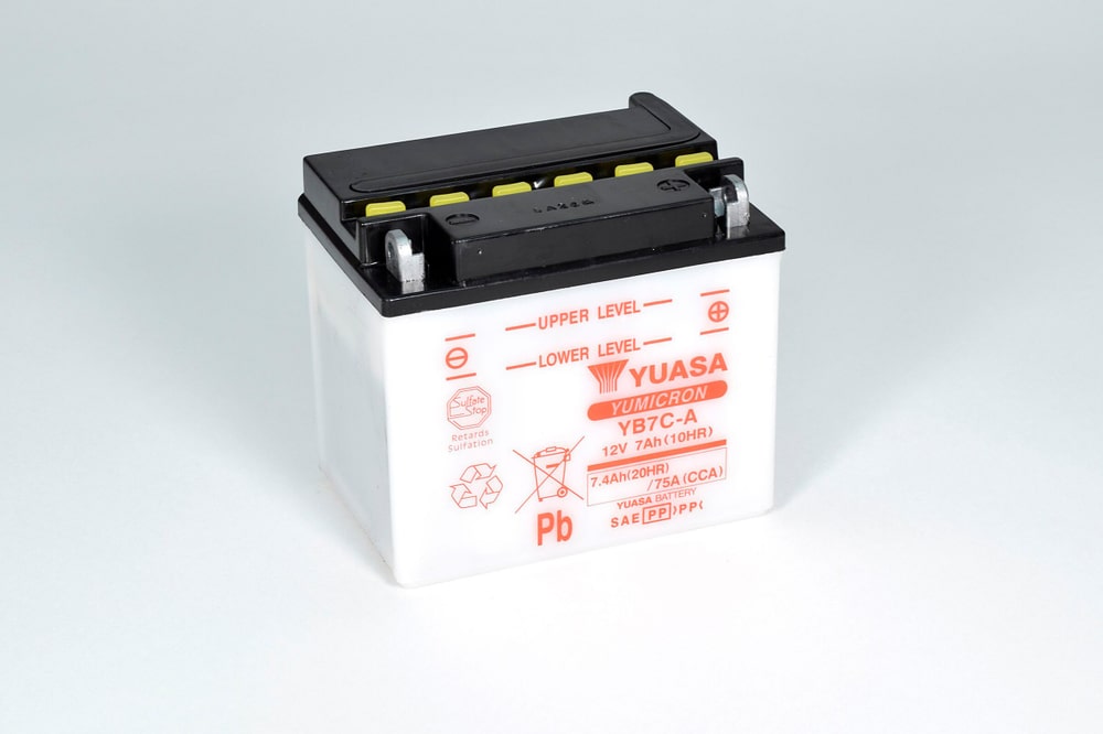 Batterie Yumicron 12V/7.4Ah/75A Motorradbatterie 621219300000 Bild Nr. 1