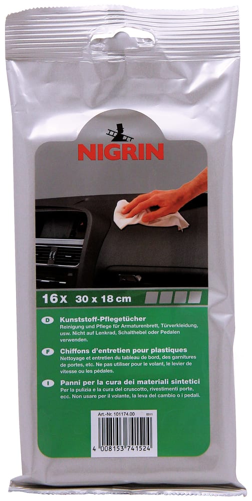 Kunststoff-Pflegetücher Pflegemittel Nigrin 620808800000 Bild Nr. 1