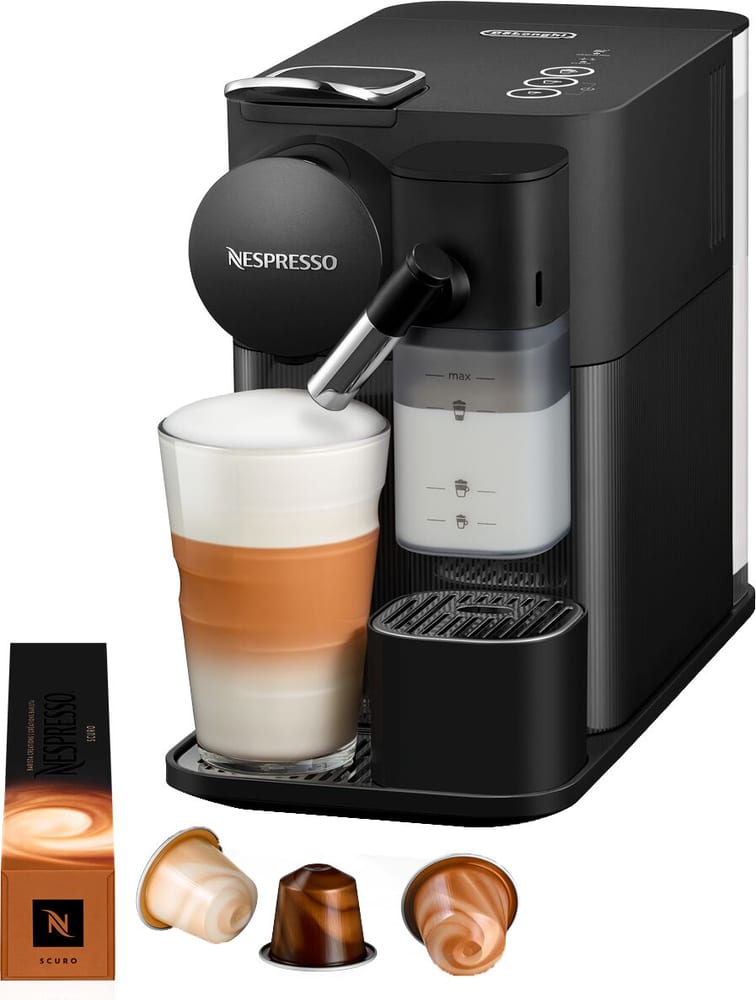 Nespresso Lattissima One Nero EN510 Macchina per caffè in capsule De’Longhi 718024900000 N. figura 1