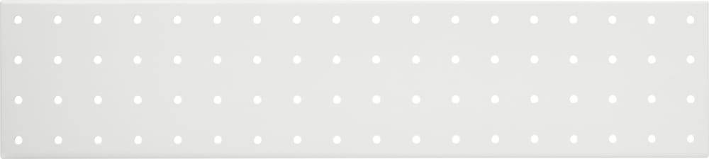 BELLO Pannello forato 433035400000 Colore Bianco Dimensioni L: 57.2 cm x P: 1.2 cm x A: 12.7 cm N. figura 1