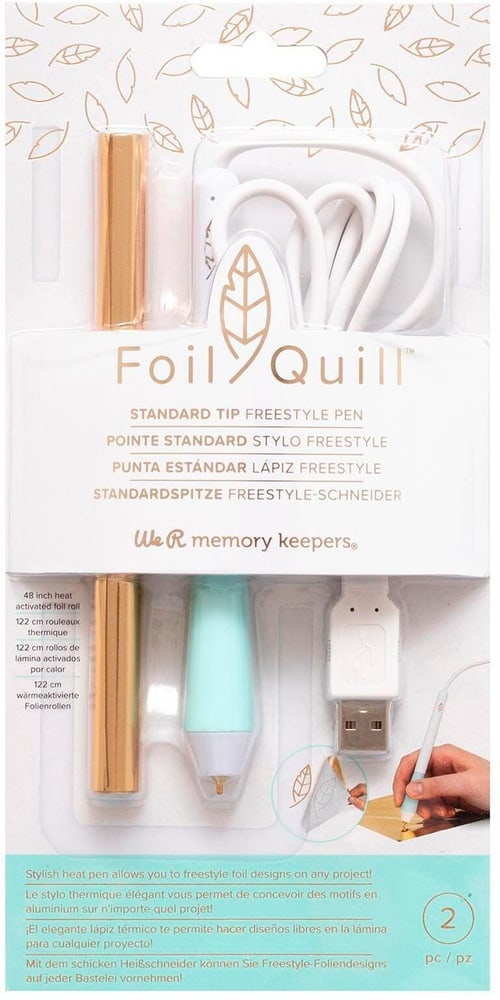 Keepers craft set Foil Quill a mano libera punta standard Set artigianale WeRMemoryKeepers 785302426865 N. figura 1