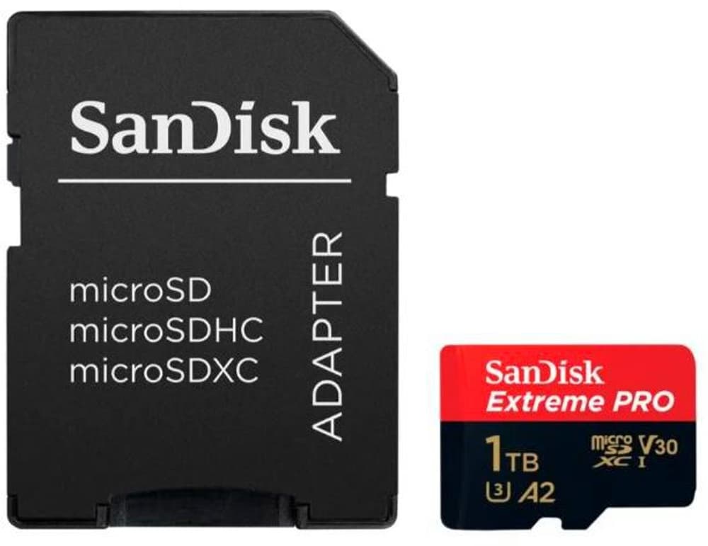 Extreme Pro 200MB/s microSDXC 1TB Speicherkarte SanDisk 785302422535 Bild Nr. 1