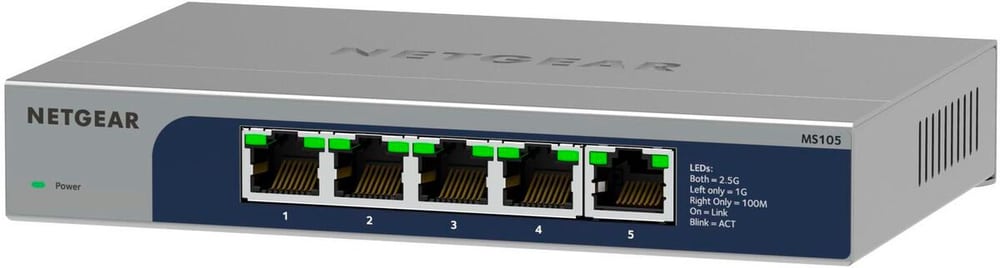 MS105-100EUS 5 Port Switch di rete Netgear 785302429414 N. figura 1