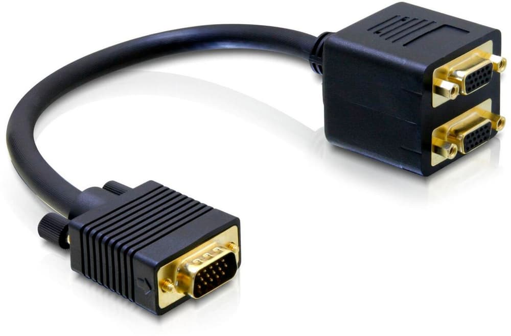 Diviseur de signaux à 2 ports VGA - 2x VGA, passiv Adaptateur vidéo DeLock 785300192466 Photo no. 1
