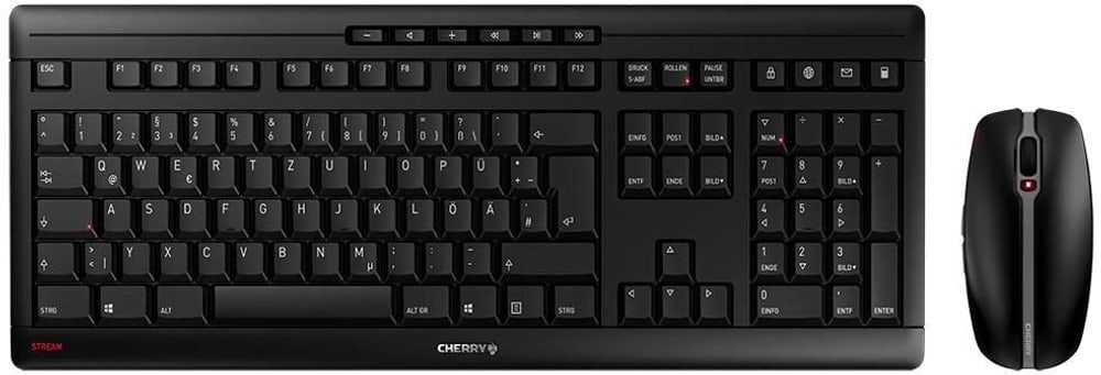 STREAM CH-Layout Tastatur-Maus-Set Cherry 785300197121 Bild Nr. 1