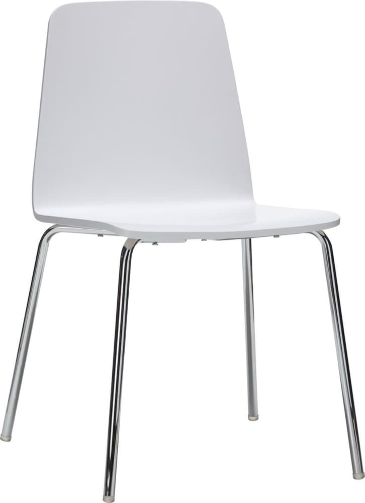 VITO Chaise 403777900110 Dimensions L: 42.5 cm x P: 52.0 cm x H: 78.0 cm Couleur Blanc Photo no. 1