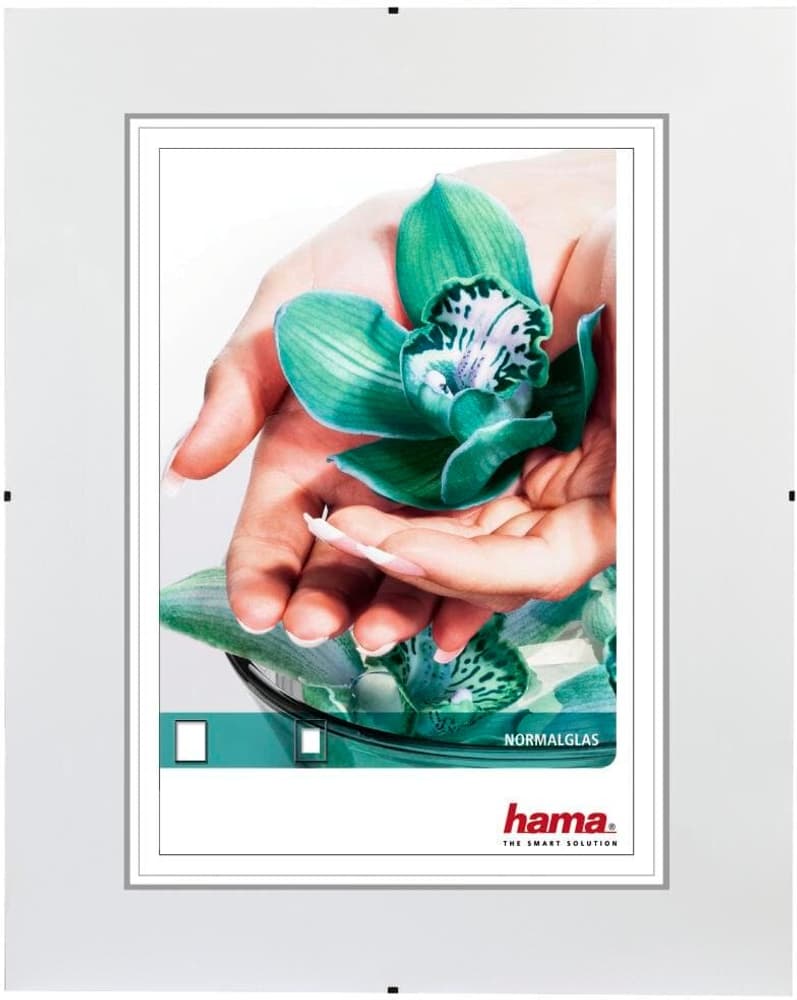 Cornice "Clip-Fix" Grigio/Trasparente, 20 x 30 cm Cornice per quadri Hama 785300178834 N. figura 1